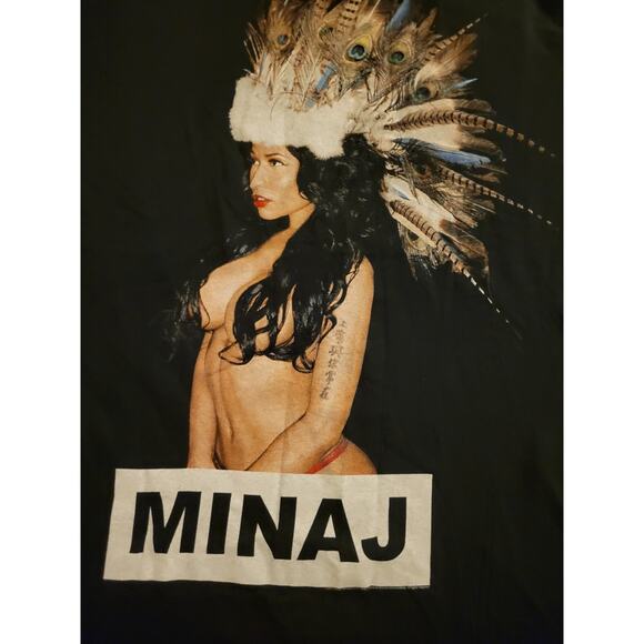 Nicki Minaj 2015 The Pink Print Tour T-Shirt Adult-Med Rap Hip Hop Album Promo - Picture 2 of 7